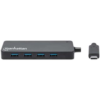 Manhattan 4-Port USB 3.2 Gen 1 Hub C-Stecker auf 4x A-Buchse