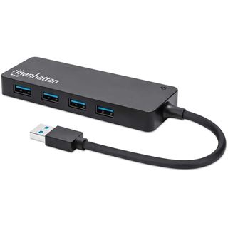 Manhattan 4-Port USB 3.2 Gen 1 Hub USB-A St./ 4x A-Buchse