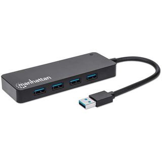 Manhattan 4-Port USB 3.2 Gen 1 Hub USB-A St./ 4x A-Buchse