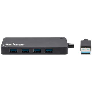 Manhattan 4-Port USB 3.2 Gen 1 Hub USB-A St./ 4x A-Buchse