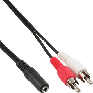 (€2,60*/1m) 1.50m InLine Audio Adapterkabel 3.5mm Klinke Buchse