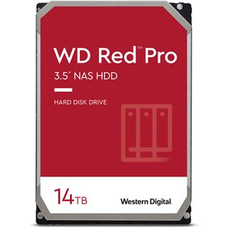 14TB WD Red Pro WD141KFGX 7.200U/min 512MB 3.5" (8.9cm) SATA