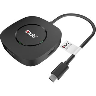 Club3D USB-Hub USB 3.2 Typ C > 3x DisplayPort 1.4