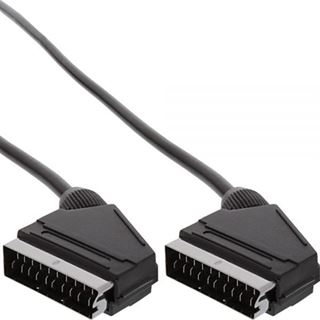 (€1,63*/1m) 3.00m InLine SCART Anschlusskabel Scart Stecker auf