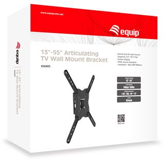 Equip Wandhalterung TV 13"-55", schwenkbar, 650405, schwarz