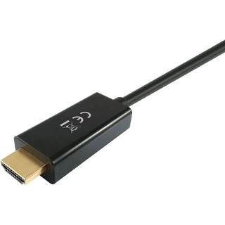 2.00m Equip Displayport Adapter HDMI-Stecker auf Displayport Stecker