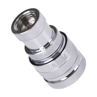 Alphacool Eiszapfen Schnellverschluss Kupplung G1/4 IG, chrom