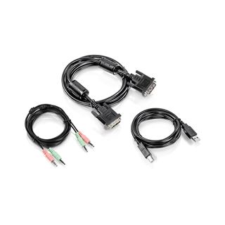 Trendnet Kabelset DVI-I, USB und Audio KVM TK-232DV 1.8m