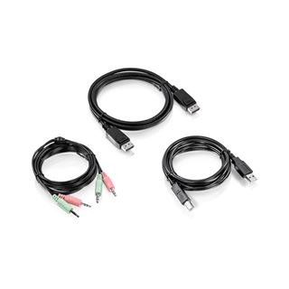 Trendnet KVM Kabelset DisplayPort 3.5mm USB 6 Fu&szlig; 1.82m