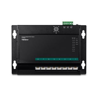 Trendnet Industrie Switch 8 Port Gbit Unman. PoE+ FA Metall