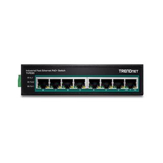 Trendnet Industrie Switch 8 Port Fast Eth. PoE+ L2 DIN-Rail