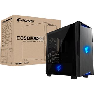Gigabyte AORUS AC300 Midi Tower ohne Netzteil schwarz