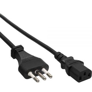 (&euro;3,83*/1m) 1.80m InLine Stromkabel Stecker Italien auf
