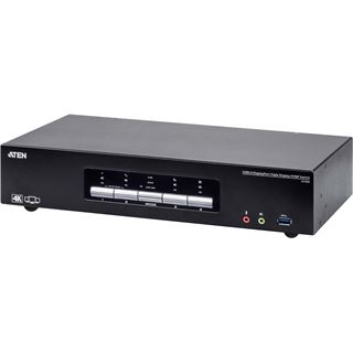 ATEN Technology CS1964 KVMP-Switch 4-fach, DisplayPort für 3