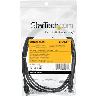 (&euro;7,95*/1m) 2.00m Startech USB2.0 Anschlusskabel USB C Stecker