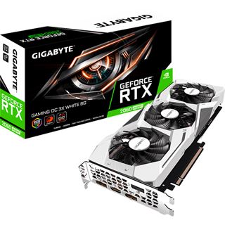 8GB Gigabyte GeForce RTX 2060 SUPER GAMING OC 3X 8G, weiss