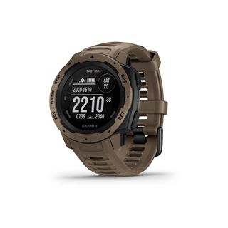 Garmin Instinct Tactical Outdoor-Smartwatch, hellbraun