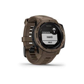 Garmin Instinct Tactical Outdoor-Smartwatch, hellbraun