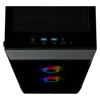 Corsair iCue 220T RGB Midi Tower ohne Netzteil schwarz