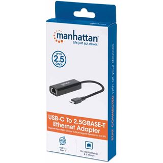 Manhattan USB-C auf 2.5GBASE-T Ethernet-Netzwerkadapter