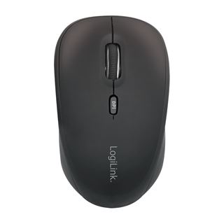 LogiLink Maus Funk 2,4 GHz 3-Button, schwarz