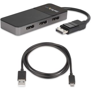 Startech 3 Port DisplayPort MST Hub - 3 x 4K - DP 1.4 Multi Monitor