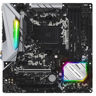 ASRock B450M Steel Legend AMD B450 So.AM4 Dual Channel DDR4 mATX,
