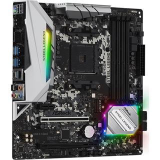 ASRock B450M Steel Legend AMD B450 So.AM4 Dual Channel DDR4 mATX,