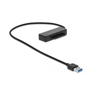 Delock USB-A zu SATA Konverter mit 3.5" Schutzh&uuml;lle