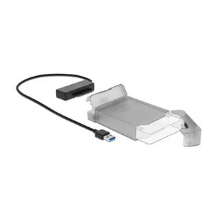 Delock USB-A zu SATA Konverter mit 3.5" Schutzh&uuml;lle