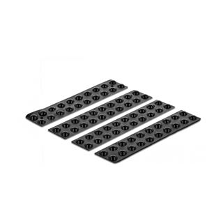 Delock Gummif&uuml;&szlig;e rund selbstklebend 6 x 2 mm 80 St&uuml;ck