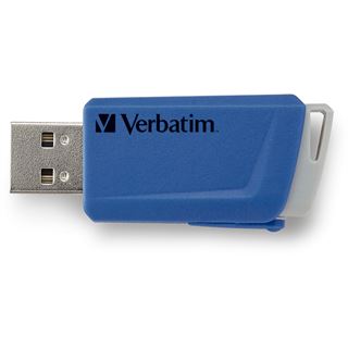 32GB Verbatim USB-Stick 3.2 Store'n Click Gen1 rot/blau extern