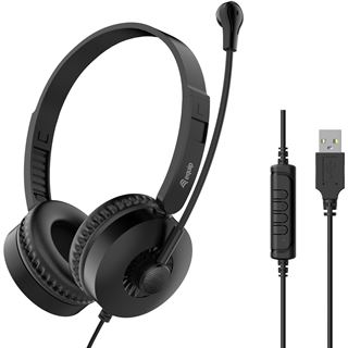Equip USB-Headset 245301 2m Kabel, schwarz, USB