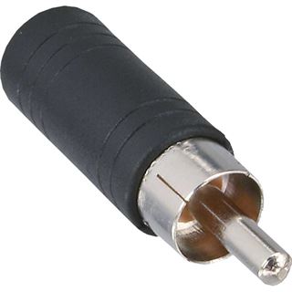 InLine Audio Adapter Cinch Stecker auf 3.5mm Klinke Buchse Mono