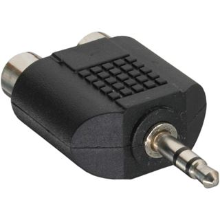 InLine Audio Adapter 3.5mm Klinke Stecker Stereo auf 2xCinch Buchse