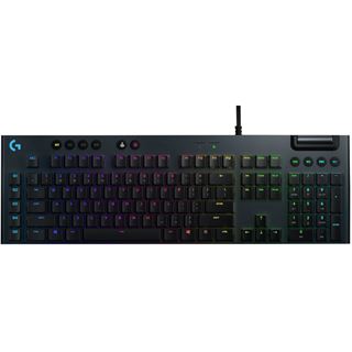 Logitech G815 Lightsync RGB Kaihua GL Clicky USB Deutsch schwarz