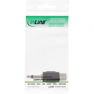 InLine Audio Adapter 3.5mm Klinke Stecker Mono auf Cinch Buchse