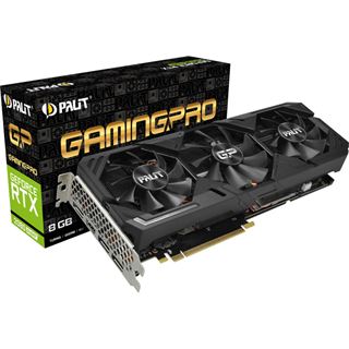 8GB Palit GeForce RTX 2080 SUPER GP, GDDR6, HDMI, 3x DP