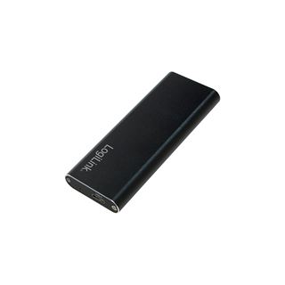 LogiLink M.2 SATA Festplatten-Geh&auml;use, USB 3.1, schwarz