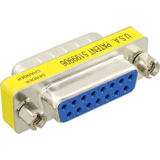 InLine Seriell Gender Changer D-Sub 15pol Stecker auf D-Sub 15pol
