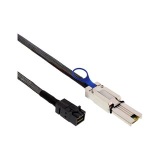 (€18,45*/1m) 2.00m InLine SAS Anschlusskabel MiniSAS HD SFF-8643