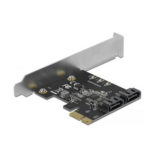 Delock 2 Port SATA PCI Express Karte - Low Profile Formfaktor