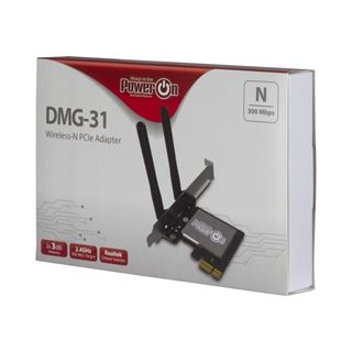 Inter-Tech PowerOn DMG-31 WiFi PCIe Adapter