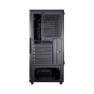 Inter-Tech C-303 mit Sichtfenster Midi Tower ohne Netzteil schwarz