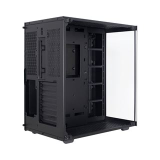 Inter-Tech C-701 Panorama mit Sichtfenster Midi Tower ohne Netzteil