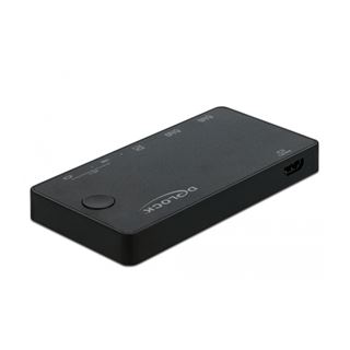 Delock HDMI/USB-C KVM Switch 4K 60Hz mit USB2.0