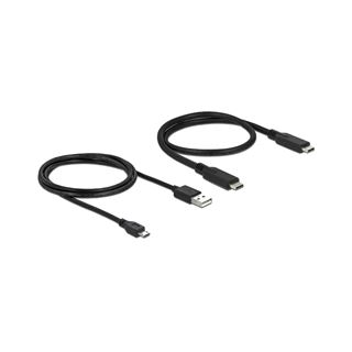 Delock HDMI/USB-C KVM Switch 4K 60Hz mit USB2.0