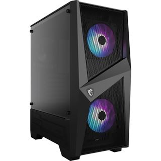 MSI MAG Forge 100R mit Sichtfenster Midi Tower ohne Netzteil schwarz