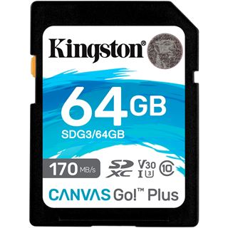 64GB Kingston SDXC CANVAS GO PLUS 170R