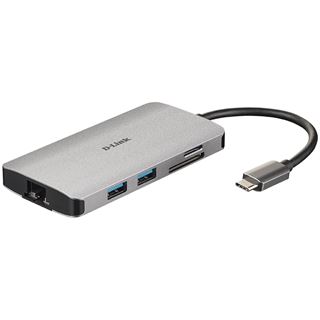 D-Link USB-C 8-PORT USB HUB+HDMI+LAN